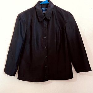Ann Taylor black blazer jacket size 8P